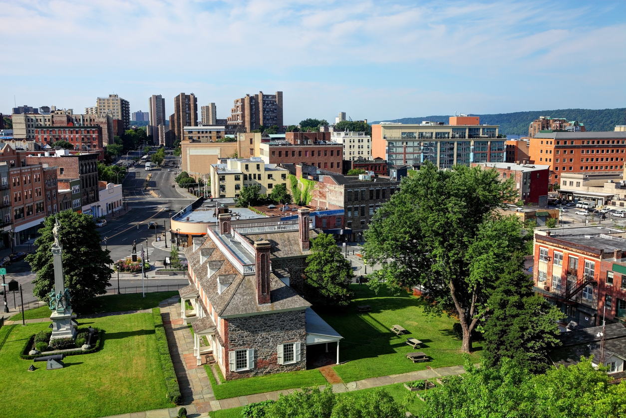 Panoramic Image of Yonkers, NY